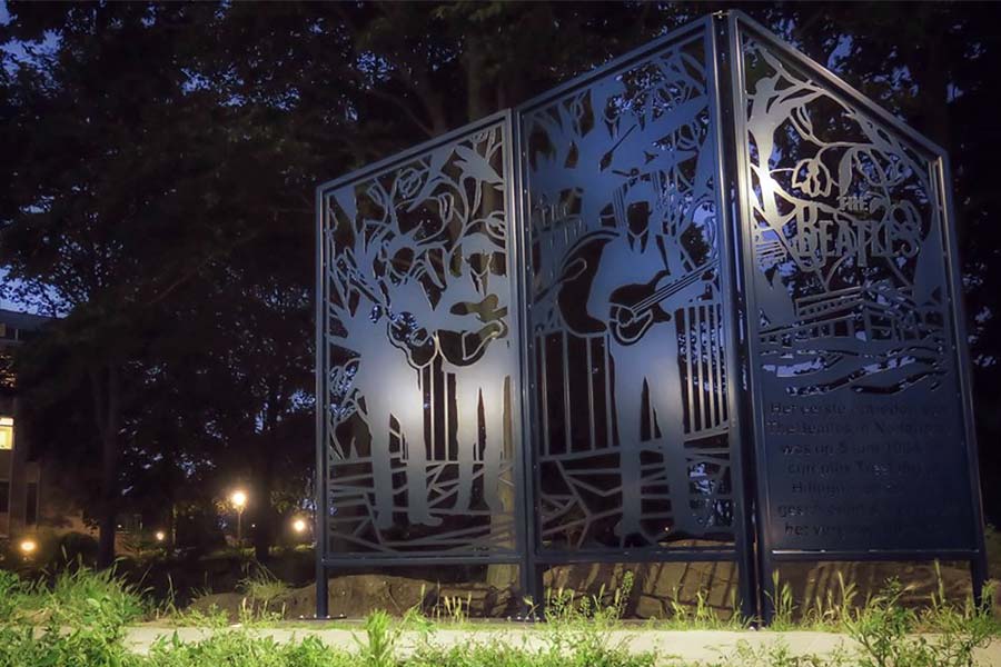 Beatles Monument door Segno d'Arte uitgevoerd voor Nicolas Dings - 2019