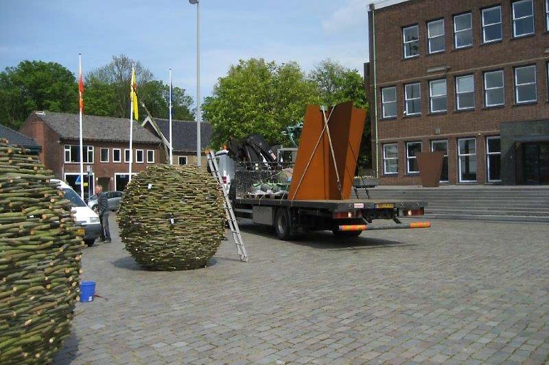 T70 - inrichting tentoonstelling te Alblasserdam ter ere van 70 jaar Teeuwen.