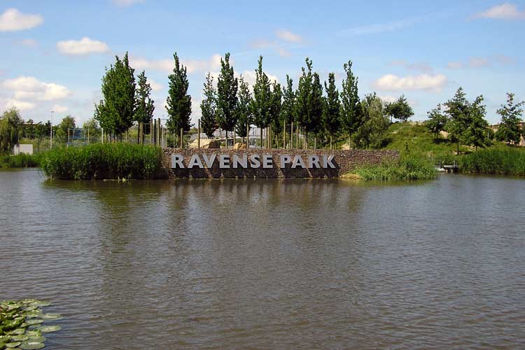 Onderhoud in de Gemeente Hellevoetsluis. Verwijderen riet vóór het beeld Ravenspark.