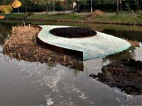 'Tol Eiland' te Vleuten (Utrecht) van Beeldend kunstenaar Paul De Kort